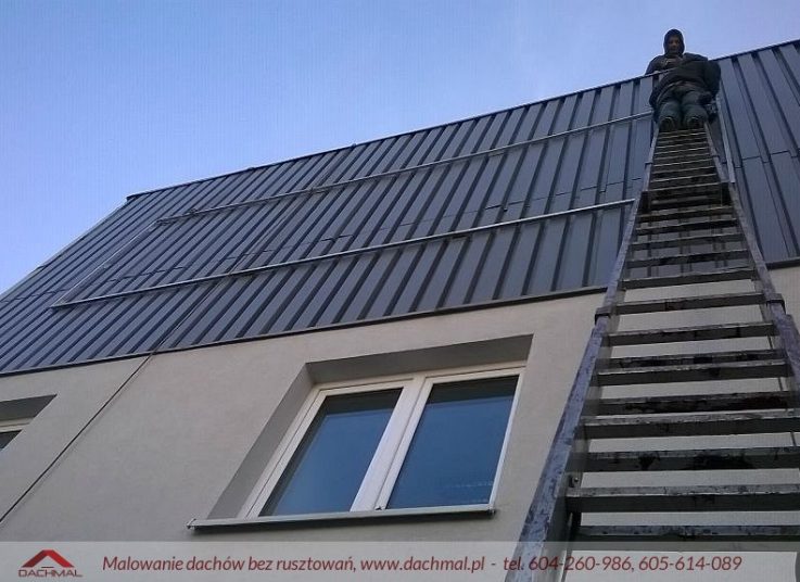 Malowanie dachu i ścian hali fabrycznej Kraków
