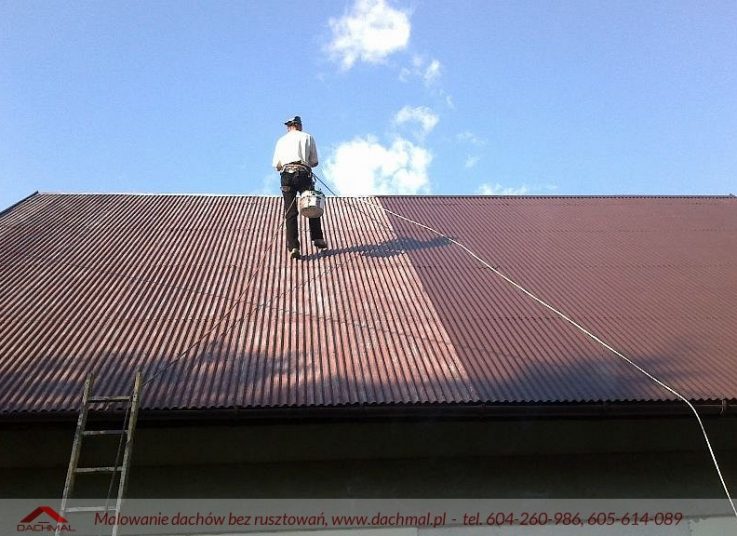 Malowanie dachu Kęty