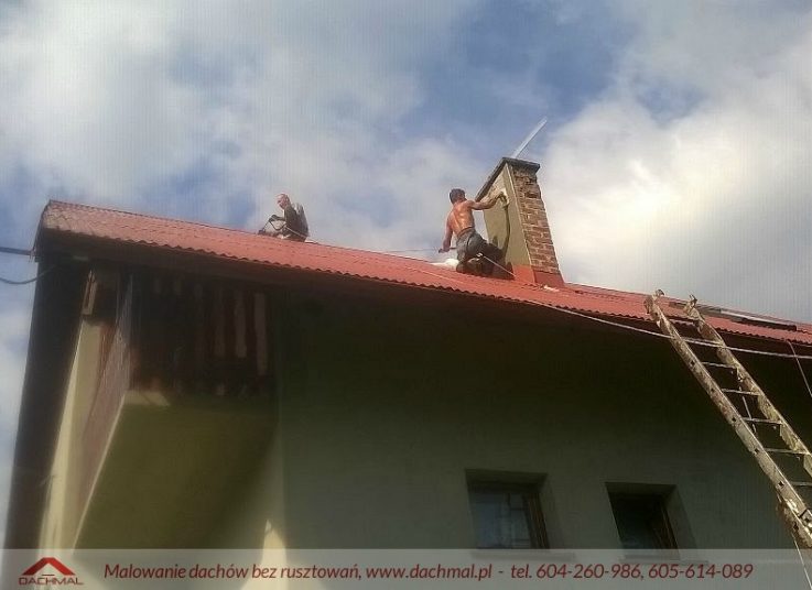 Malowanie dachu falistego Żory