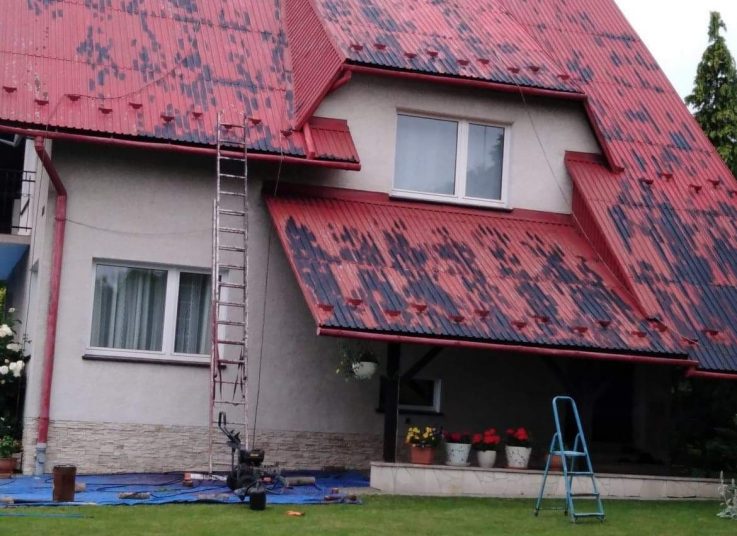 Malowanie dachu Krzeszowice
