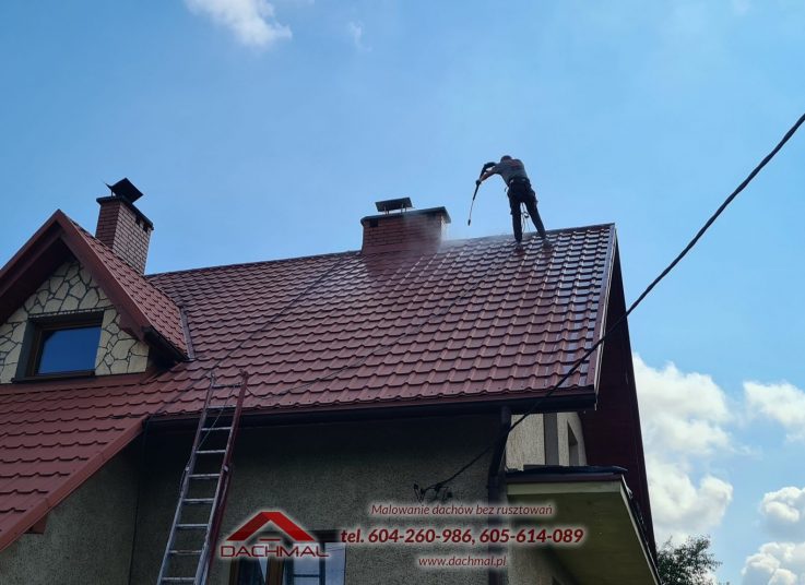 Malowanie dachu Gdów