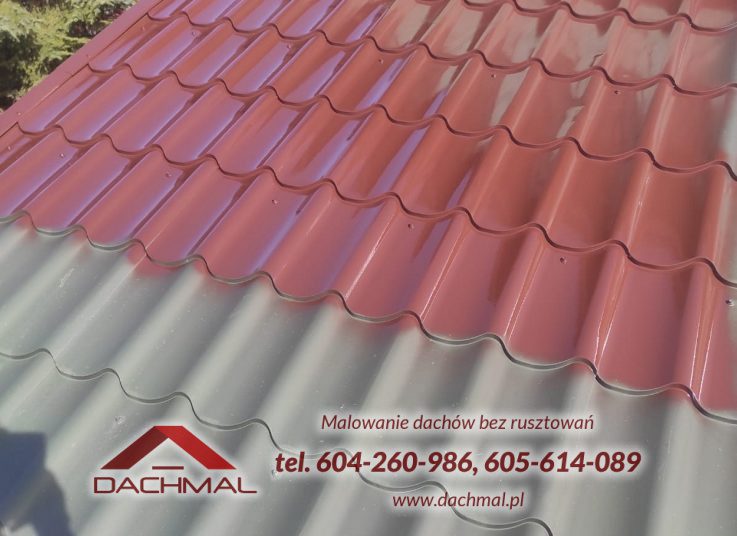 Siercza Wieliczka dach malowany farba jotun RAL 8017 01